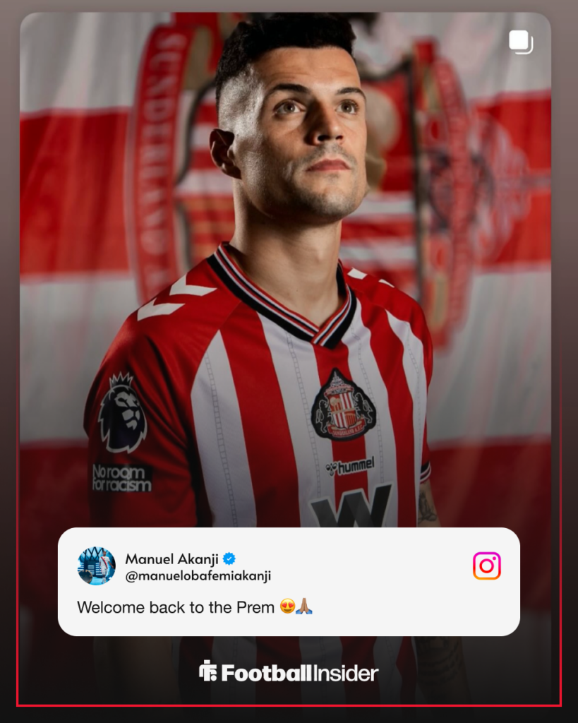 Manuel Akanji Granit Xhaka