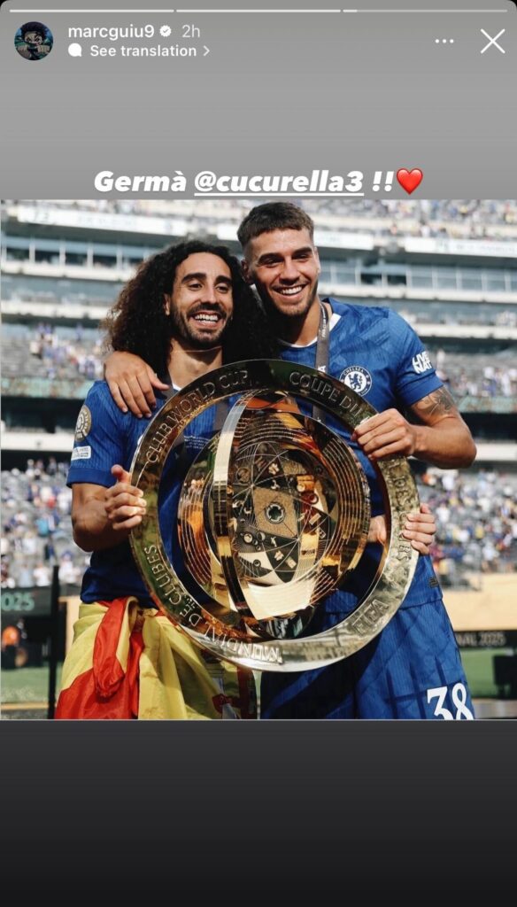 Marc Guiu Cucurella message, Chelsea