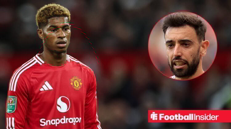 Marcus Rashford Bruno Fernandes Manchester United