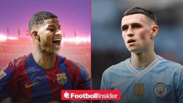 Barcelona star Marcus Rashford and Manchester City attacker Phil Foden