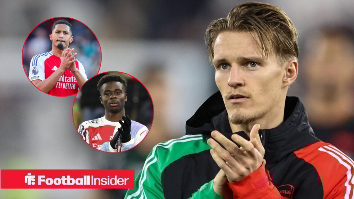 Arsenal trio Martin Odegaard, William Saliba, Bukayo Saka