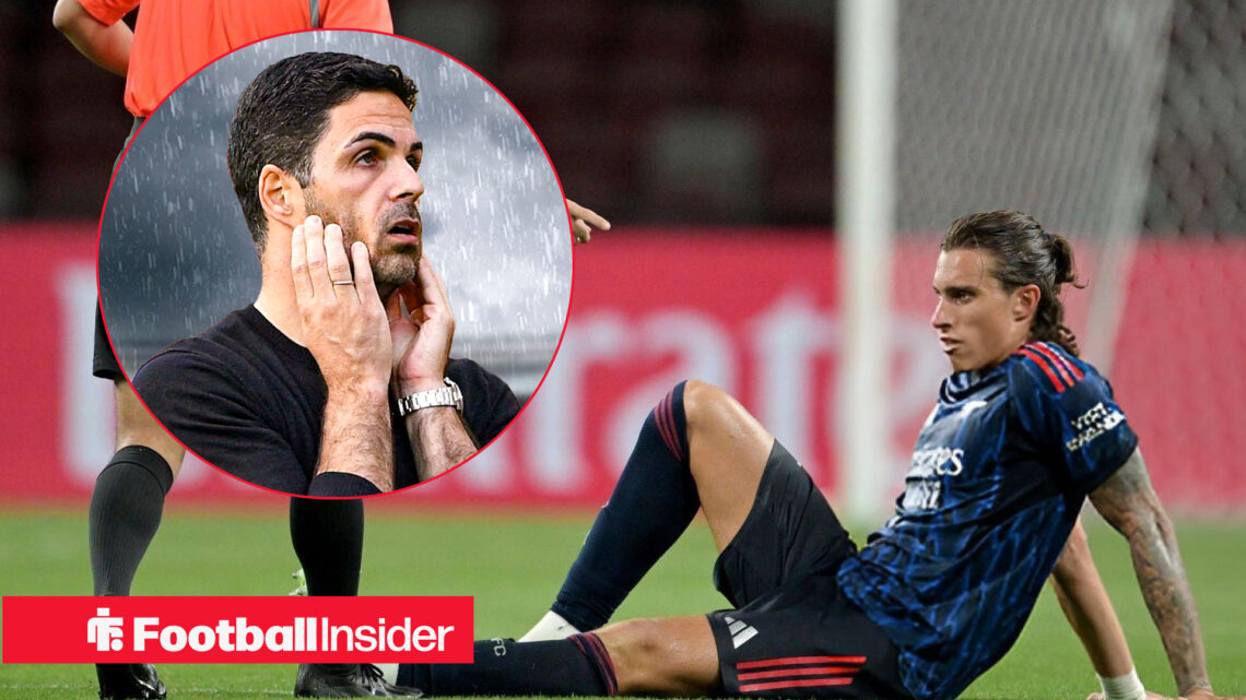Mikel Arteta, Riccardo Calafiori, Arsenal