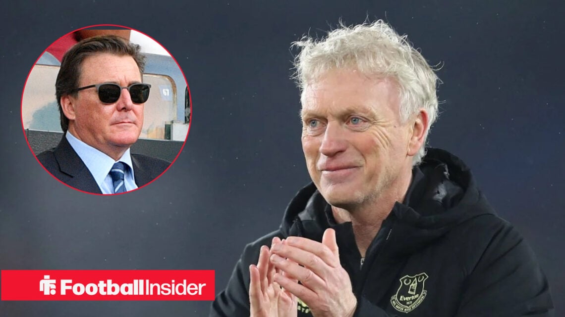 David Moyes clapping, Friedkin in a circular inset