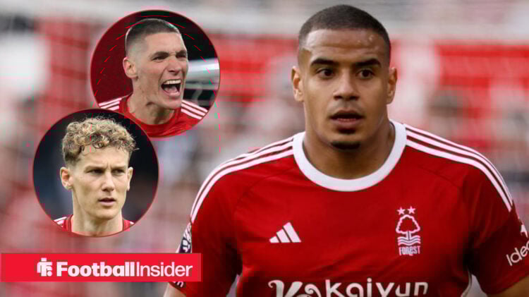 Murillo, Milenkovic, Ryan Yates, Nottingham Forest