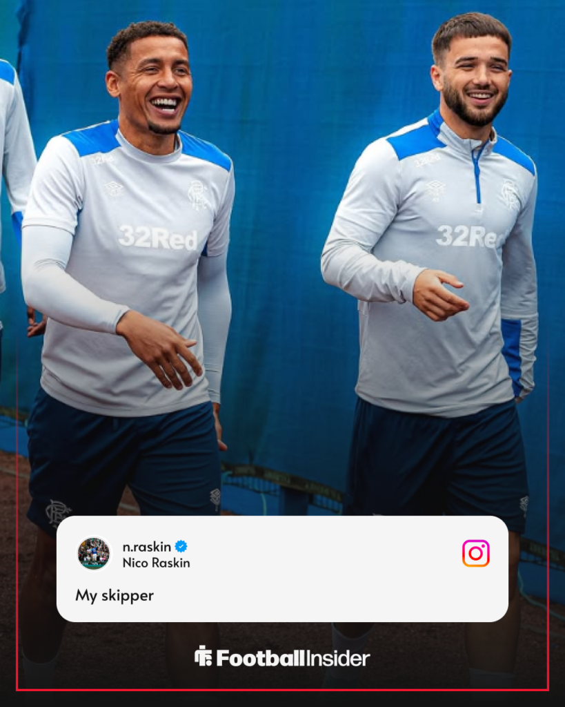 Nico Raskin, James Tavernier, Rangers