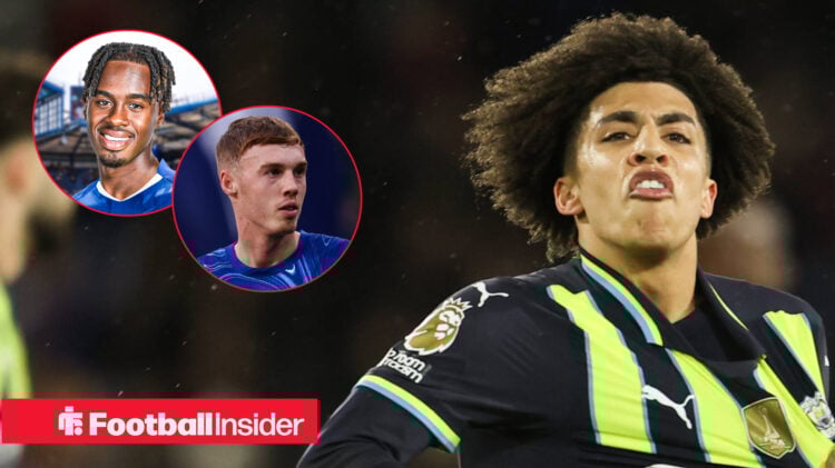 Cole Palmer Rico Lewis Jamie Gittens, Man City Chelsea