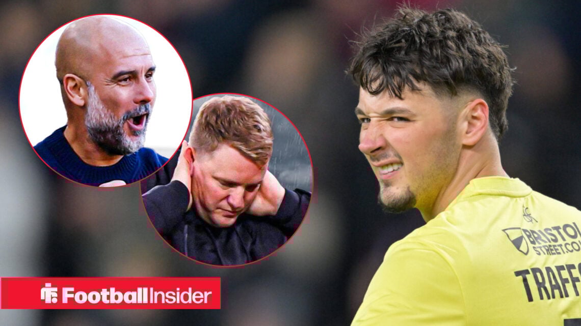 Pep Guardiola James Trafford Eddie Howe