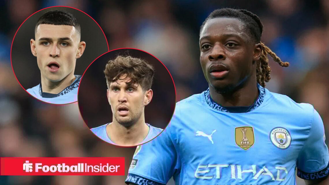 Phil Foden John Stones Jeremy Doku Man City