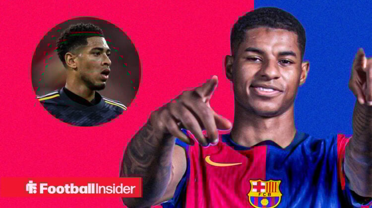 Marcus Rashford Jude Bellingham, Barcelona Real Madrid