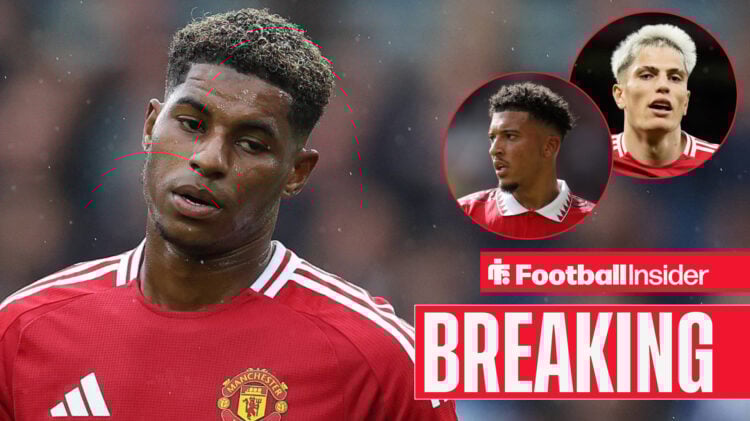 Marcus Rashford Jadon Sancho Alejandro Garnacho, Man United