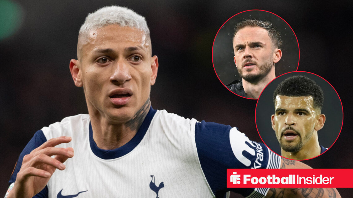 Richarlison, Maddison, Solanke, Tottenham