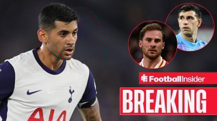 Cristian Romero Alexis Mac Allister Emi Martinez, Tottenham Liverpool Aston Villa