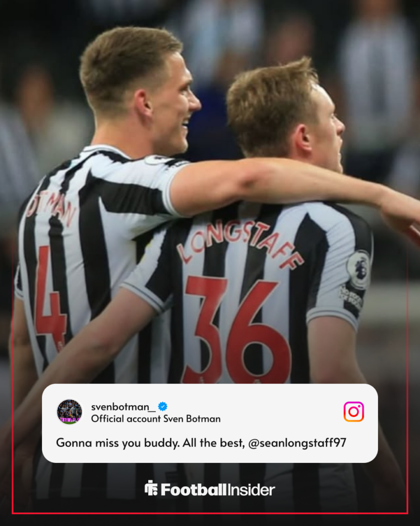Sven Botman, Sean Longstaff, Newcastle United