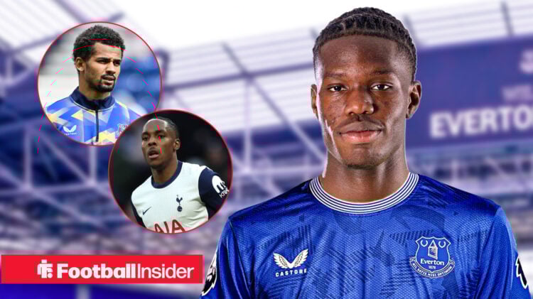 Thierno Barry, Iliman Ndiaye at Everton, and Tottenham's Mathys Tel