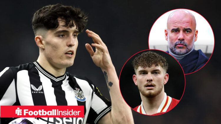 Tino Livramento Pep Guardiola Harvey Elliott