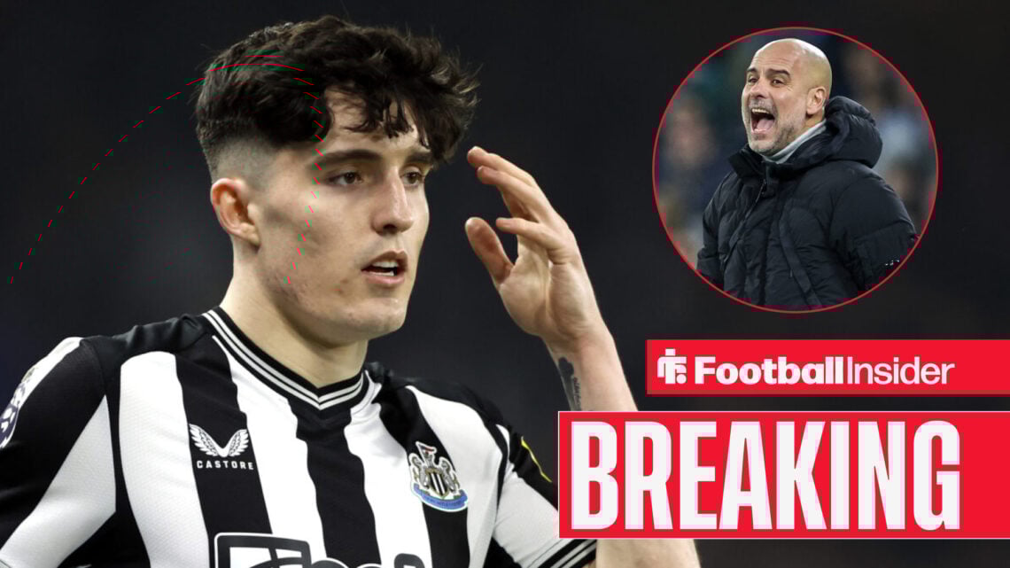 Tino Livramento, Pep Guardiola, Newcastle United