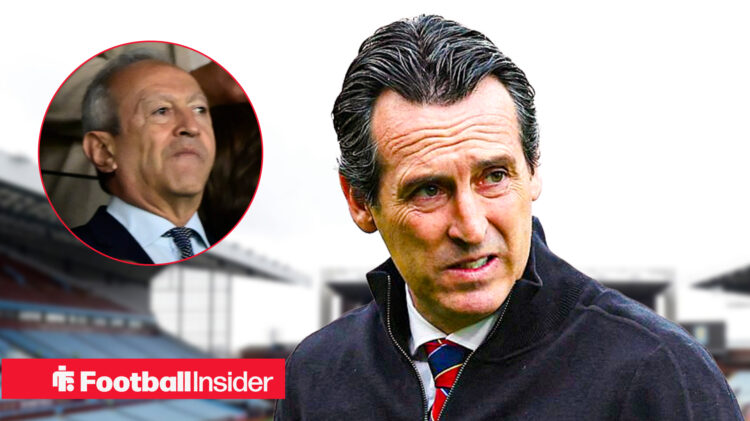 Unai Emery Nassef Sawiris Aston Villa