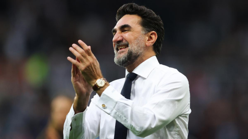 Yasir Al-Rumayyan, club chairman at Newcastle United, clapping