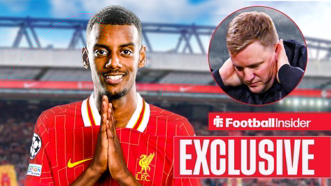 Eddie Howe Alexander Isak Newcastle Liverpool