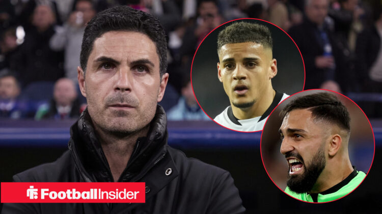 Mikel Arteta Max Aarons Giorgi Mamardashvili