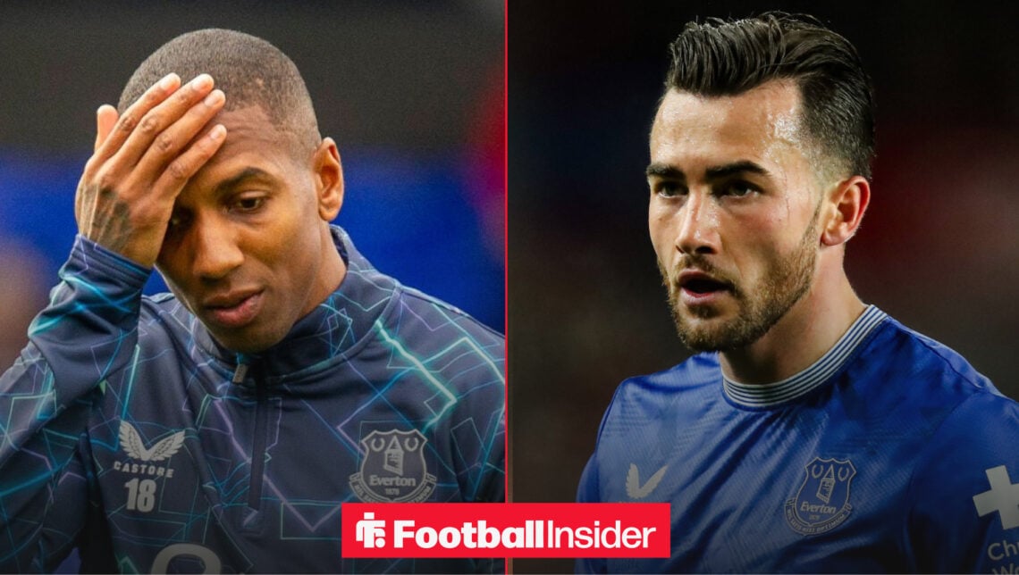 Ashley Young Jack Harrison Everton