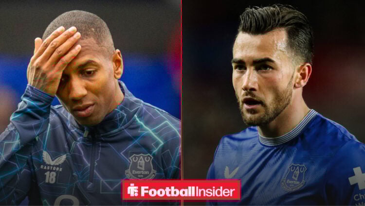 Ashley Young Jack Harrison Everton