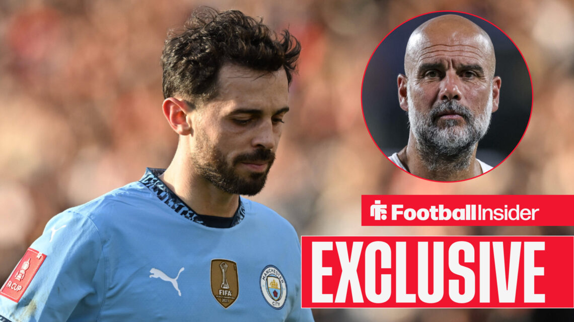 Pep Guardiola Bernardo Silva Manchester City
