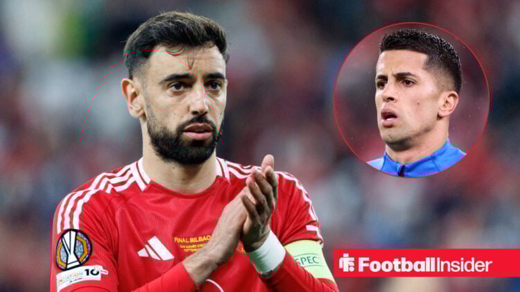 Bruno Fernandes Joao Cancelo Man United