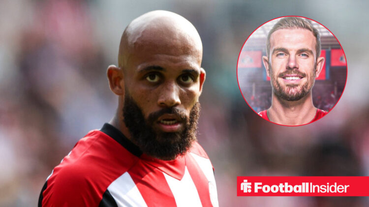Bryan Mbeumo Jordan Henderson Brentford
