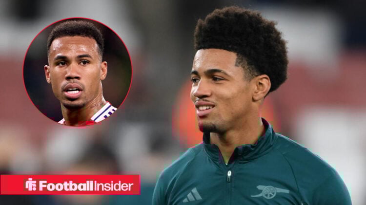 Gabriel Magalhaes Ethan Nwaneri Arsenal