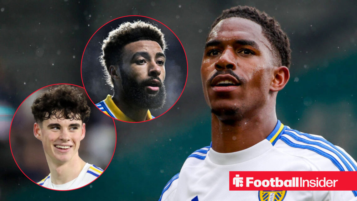 Archue Gray Jayden Bogle Junior Firpo Leeds