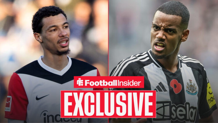 Hugo Ekitike Alexander Isak Newcastle United