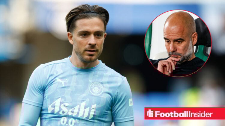 Jack Grealish Pep Guardiola Man City