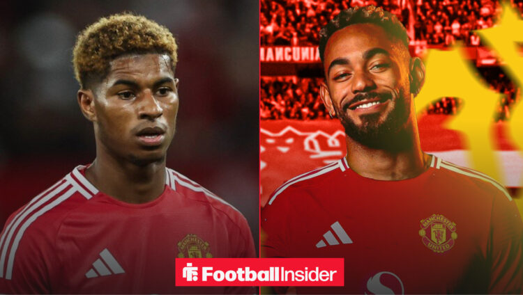 Matheus Cunha Marcus Rashford Man United