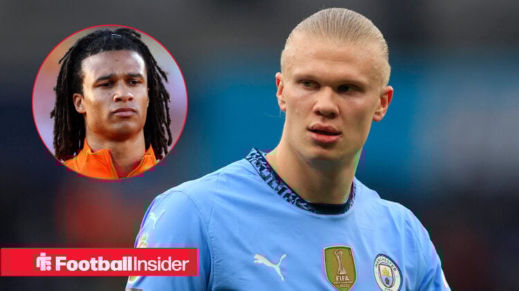 Erling Haaland Nathan Ake Manchester City