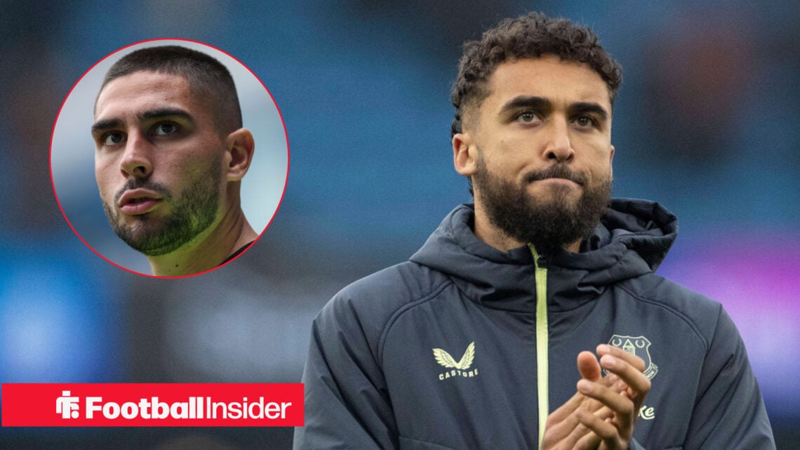Neal Maupay Dominic Calvert-Lewin Everton