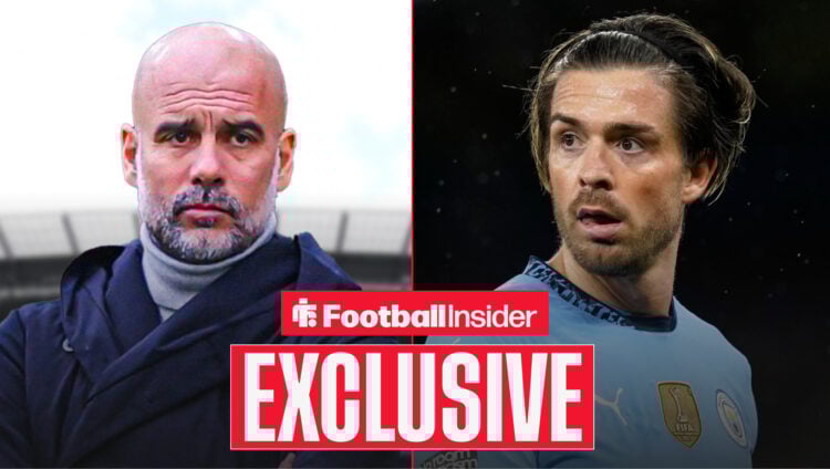 Pep Guardiola Jack Grealish Manchester City