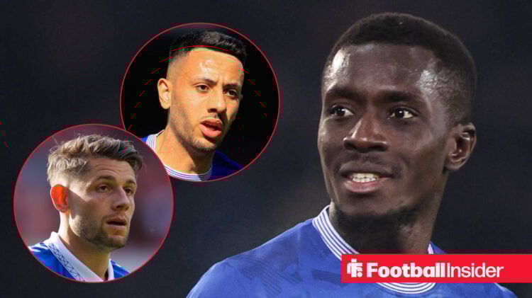 James Tarkowski Dwight McNeil Idrissa Gueye Everton