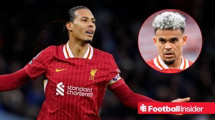 Virgil van Dijk Luis Diaz Liverpool
