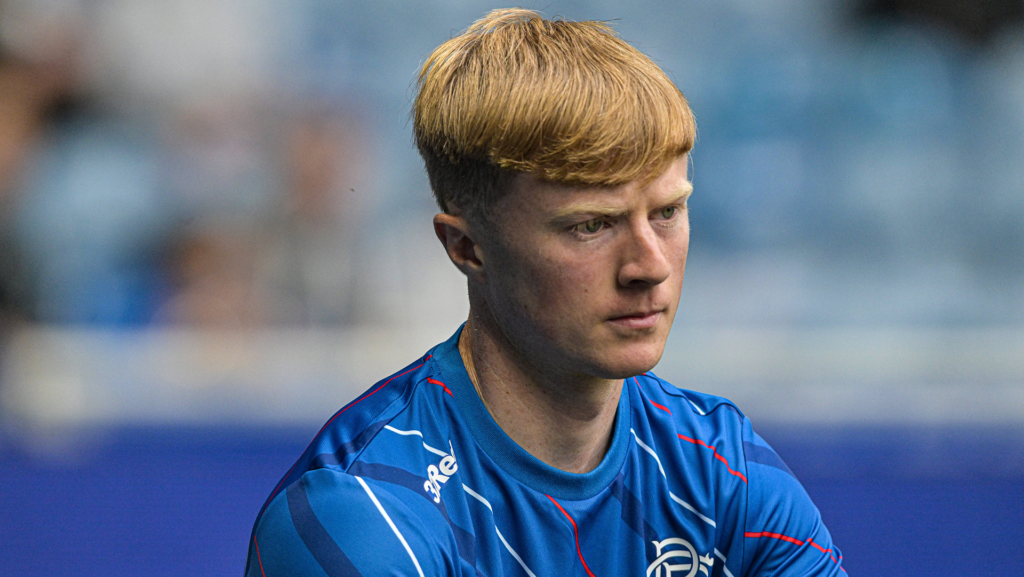Lyall Cameron in Rangers gear
