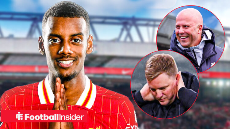 Alexander Isak Arne Slot Eddie Howe