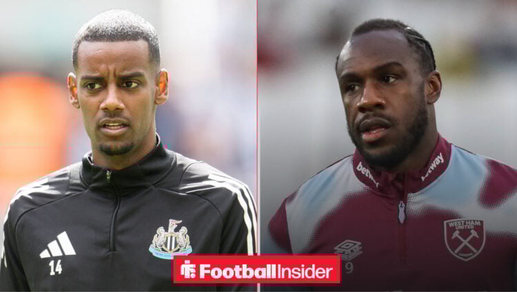 Alexander Isak and Michail Antonio Newcastle