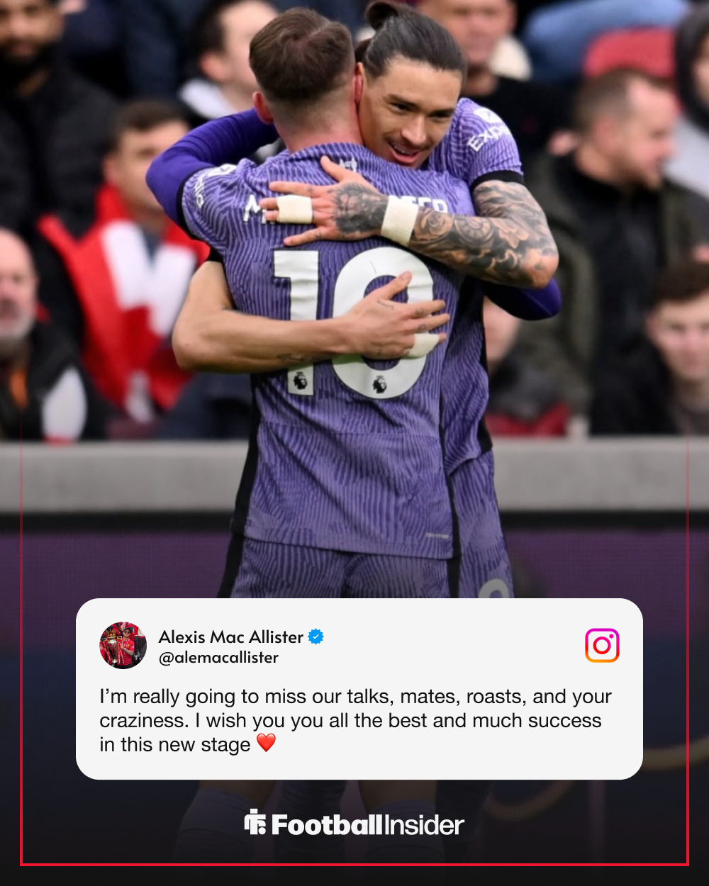 Alexis Mac Allister bids emotional farewell after Liverpool confirm