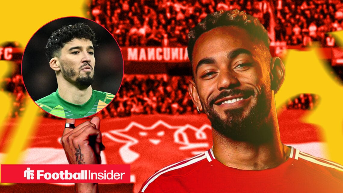 A headshot of Altay Bayindir next to an image of Matheus Cunha