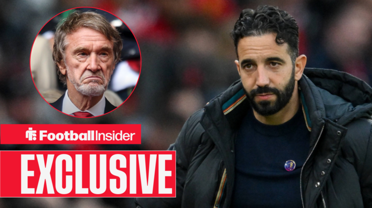 Exclusive news Man United manager Ruben Amorim looks at co-owner Jim Ratcliffe