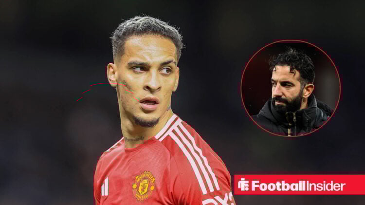 Antony and Ruben Amorim Man United