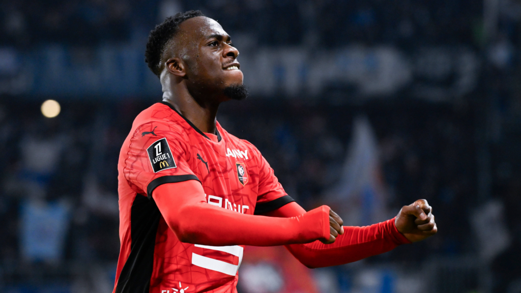 Rennes striker Arnaud Kalimuendo