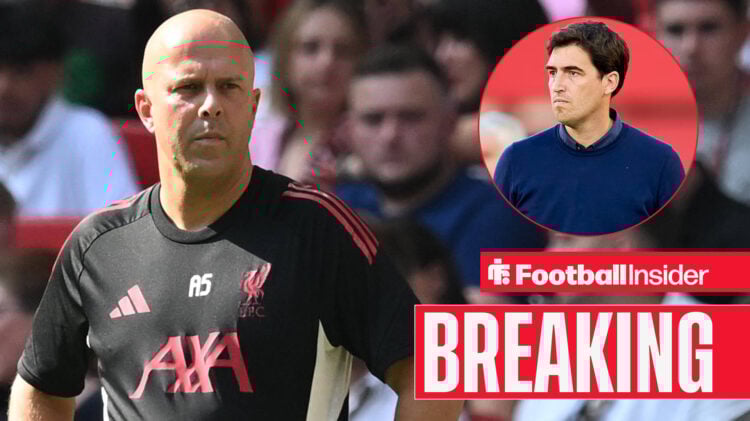 Liverpool boss Arne Slot and Bournemouth boss Andoni Iraola