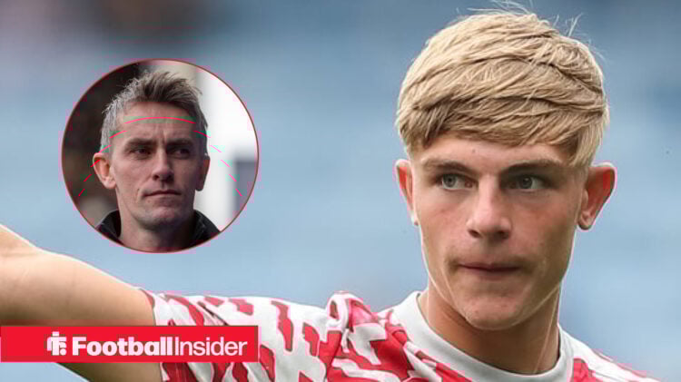Free agent Brandon Williams in action for Man United, Ipswich manager Kieran McKenna