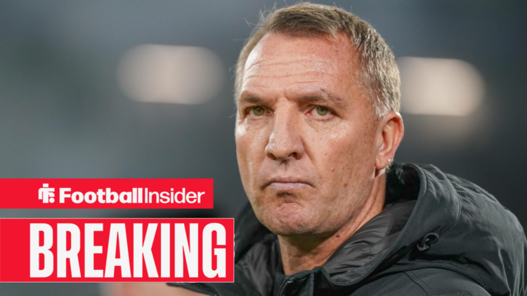 Celtic boss Brendan Rodgers looking stern